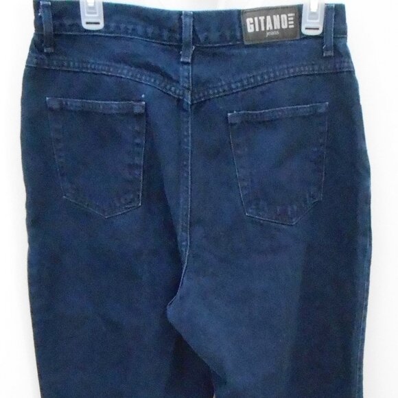 Women's Gitano Dark Wash Blue Jeans-Size 16 Average-Inseam 31.5", Rise-13" - Picture 2 of 6